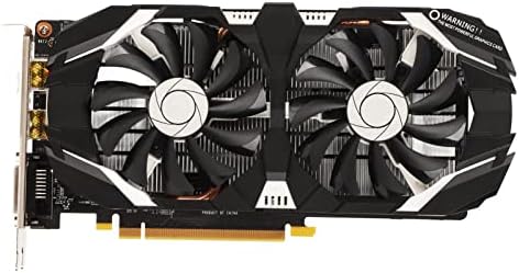 1060 6/5/3GB GDDR5 192bit Twin Fans Gaming Graphics Cards, 8008MHz 4K HDR Video Graphics Card GP 106 Memory Frequency Computer Graphics Card Compatible with for 1060 GAMING, 06G P4