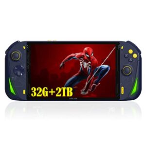 AOKZOE A1 [CPU AMD Ryzen 7 6800U] 8 Inches PC Win 11 OS Mini Handheld Video Game console laptop tablet PC 65Wh,17100 mAh Battery (32GB+2TB)