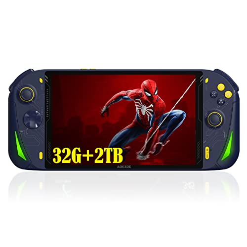 AOKZOE A1 [CPU AMD Ryzen 7 6800U] 8 Inches PC Win 11 OS Mini Handheld Video Game console laptop tablet PC 65Wh,17100 mAh Battery (32GB+2TB)