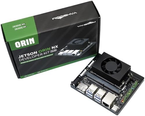 Yahboom Jetson Orin NX 8GB 117TOPS Development Kit for AI Edge Provide ROS Programming Courses Based on Core Module Ubuntu22.04 (Orin NX 8GB Basis Kit)