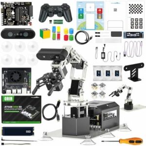 Yahboom Jetson Orin NX Super 16GB 157Tops Robotic Arm 3D Space Depth Camera Visual Recognition AI Intelligent ROS Robot Python