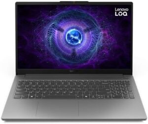 Lenovo 2025 LOQ 15.6” FHD 144Hz IPS Laptop 8-Core Intel Core i5-12450HX NVIDIA GeForce RTX 2050 8GB DDR5 512GB NVMe SSD USB-C w/DP WiFi AX RJ-45 BT Webcam HDMI2.1 Windows 10 Home w/RE USB