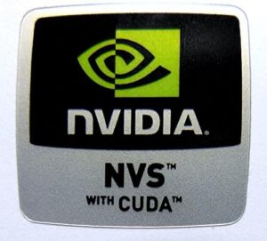 VATH Sticker Compatible with NVIDIA NVS with Cuda 18 x 18mm [710]