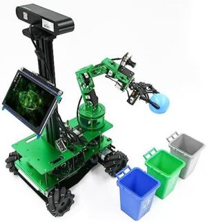 Yahboom AI Robot for Jetson Nano,ROS Open Source CV Project Learning Research Professional Smart Programming Chassis Voice Interaction College Students University School of Computer Science