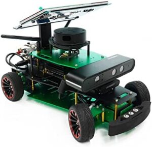 Yahboom Raspberry Pi Jetson Nano/Jetson Orin Nano Super AI Professionally Programmable Ackerman Steering Structure ROS2 Robot Kit for Adults (R2 Ultimate Ver Without Nano)