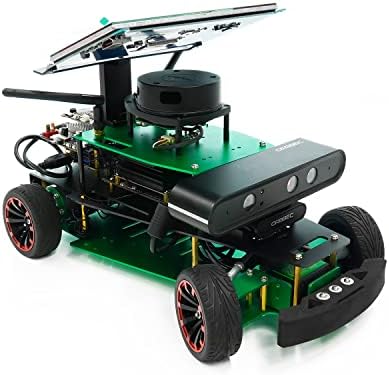 Yahboom Raspberry Pi Jetson Nano/Jetson Orin Nano Super AI Professionally Programmable Ackerman Steering Structure ROS2 Robot Kit for Adults (R2 Ultimate Ver Without Nano)