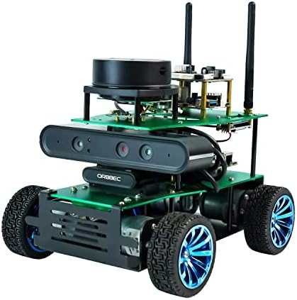 Yahboom Adult AI Programmable Python Robotic Jetson Nano 4GB SUB ROS Automatic Navigation Racing Robot Cost-Effective Kit (X1 Basic Ver-Without Nano)