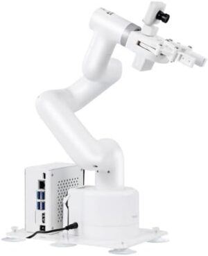 Yahboom 7Axis Collaborative Robot Arm for Jetson Orin Nano Super 4GB AI Visual Recognition, Movelt, APP Control,ROS Education with Adaptive Gripper