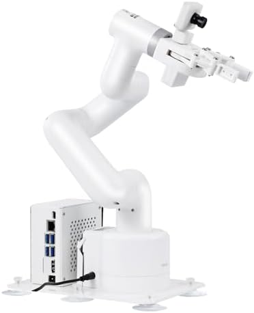 Yahboom 7Axis Collaborative Robot Arm for Jetson Orin Nano Super 4GB AI Visual Recognition, Movelt, APP Control,ROS Education with Adaptive Gripper