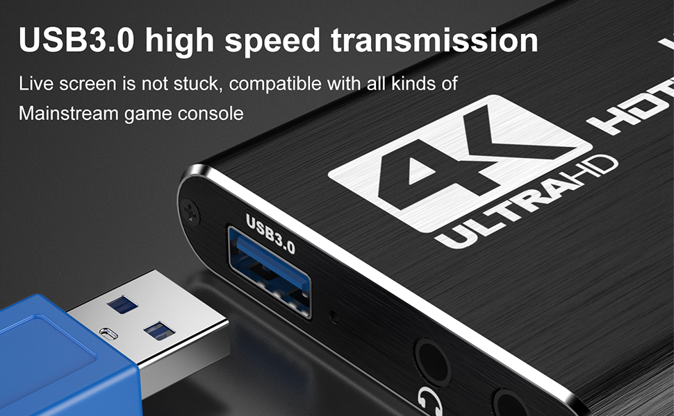 USB3.0,300~350MB/s bandwidth