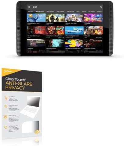 BoxWave Screen Protector Compatible With Nvidia Shield Tablet K1 - ClearTouch Anti-Glare Privacy (2-Pack), Privacy Screen Protector Flexible Film Anti-Glare