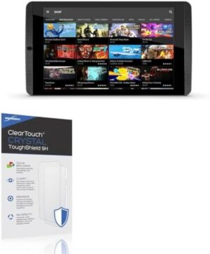 BoxWave Screen Protector Compatible With Nvidia Shield Tablet K1 - ClearTouch Crystal ToughShield 9H (2-Pack), Clear 9H Tough Flexible Film Screen Protector