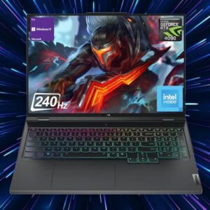 Lenovo Legion Pro High-Performance i9 Gaming Laptop, 16" WQXGA 240Hz, i9-14900HX, NVIDIA GeForce RTX 4090, 64GB DDR5 RAM, 1TB SSD, HDMI, RGB Backlit KB, Webcam, Wi-Fi 6, Win 11 Pro