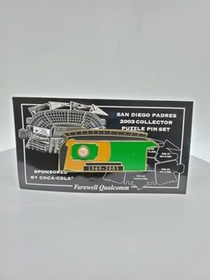 2003 San Diego Padres San Diego Padres Farewell Qualcomm Puzzle pin set MLB