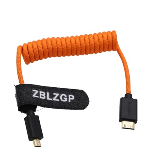 8K HDMI Cable Braided VRR ALLM 48Gbps for PS5 Xbox Series X NVIDIA RTX 4090 8K Gaming & Live Streaming Setup Mini HDMI to Mirco HDMI Type C D