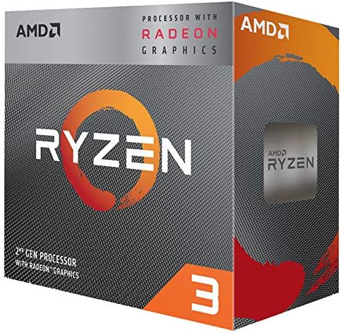 AMD Ryzen 3 3200G 4-core unlocked desktop processor with Radeon Graphics