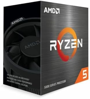 AMD Ryzen 5 5600 6-Core, 12-Thread Unlocked Desktop Processor with Wraith Stealth Cooler
