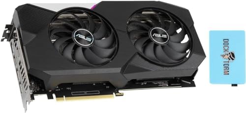 ASUS Dual NVIDIA GeForce RTX 3070 V2 OC Edition Gaming GPU (PCIe 4.0, 8GB GDDR6, LHR, HDMI 2.1, DisplayPort 1.4a, Axial-tech Fan Design, Dual BIOS, Protective Backplate) w/hub (No Retail Packaging).