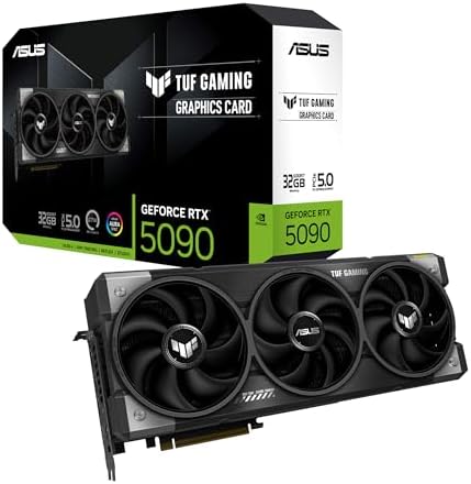ASUS NVIDIA GeForce RTX 5090 Video Card 32GB GDDR7 PCI Express 5.0 / TUF-RTX5090-32G-GAMING