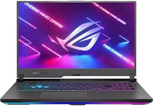 ASUS ROG Strix G17 Gaming Laptop, 17.3" 300Hz IPS FHD, AMD Ryzen 9 5900HX Processor, NVIDIA GeForce RTX 3070 GPU, RGB Keyboard, W/Tikbot HDMI Cable(64GB RAM, 4TB PCIe SSD)