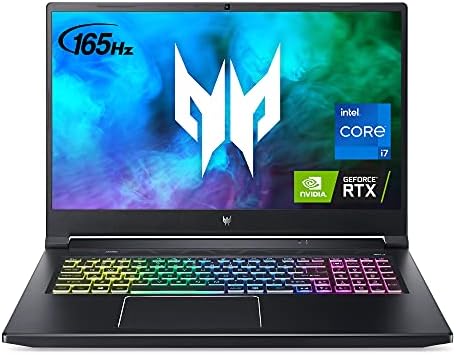 Acer Predator Helios 300 PH317-55-77S4 Gaming Laptop | Intel i7-11800H | NVIDIA GeForce RTX 3070 Laptop GPU | 17.3" QHD 165Hz 3ms IPS Display | 16GB DDR4 | 1TB SSD | Killer WiFi 6 | RGB Keyboard