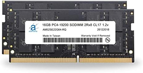 Adamanta 32GB (2x16GB) Compatible for HP 14-cm0xxx (AMD Ryzen and A9 Processors) Laptop DDR4 2400MHz PC4-19200 SODIMM 2Rx8 CL17 1.2v Notebook Memory Module Upgrade RAM