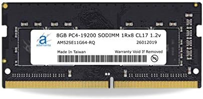 Adamanta 8GB (1x8GB) Compatible for HP 14 AMD 14-bw0xx Models Laptop DDR4 2400MHz PC4-19200 SODIMM 1Rx8 CL17 1.2v Notebook Memory Module Upgrade RAM