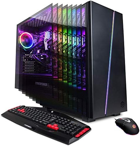 CyberpowerPC Gamer Supreme Liquid Cool Gaming PC, Intel Core i9-9900K 3.6GHz, NVIDIA GeForce RTX 2080 Ti 11GB, 16GB DDR4, 500GB PCI-E NVMe SSD, 2TB HDD, WiFi Ready & Win10 Home (SLC10360CPG, Black)