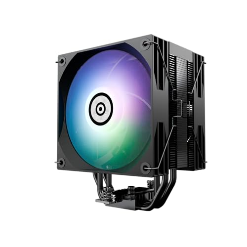 ENERMAX ETS-T41D-ARGB 2 x 120 mm ARGB PWM-Fan Forward-Reverse Blade with Digital Status Indicator 4 x 6 mm FDB Bearings HP|TDP 220W+|incl. Dow Corning TC-5888 |Intel