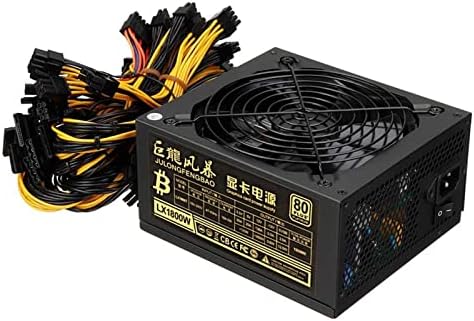 EPANO 1800W Mining Power Supply Miner Graphics Card for Mining 180~240V 80+ Platinum Certified ATX PSU 20+4pin