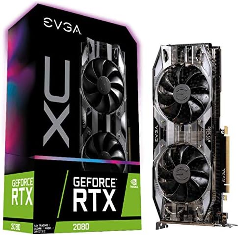 EVGA GeForce RTX 2080 XC GAMING, 8GB GDDR6, Dual HDB Fans & RGB LED Graphics Card 08G-P4-2182-KR