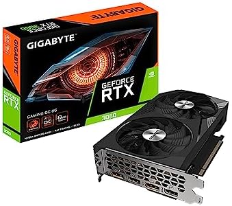 GIGABYTE GeForce RTX 3060 GAMING OC 8G (rev. 2.0) Graphics Card, 2X WINDFORCE Fans, 8GB 128-bit GDDR6, GV-N3060GAMING OC-8GD REV2.0 Video Card
