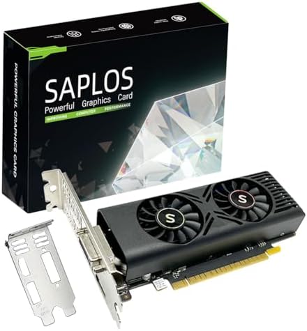 GTX 1050 Graphics Card for PC, 4GB GDDR5 128-bit, HDMI DisplayPort DVI-D, Computer GPU, Gaming Video Card, PCI Express x16, DirectX 12