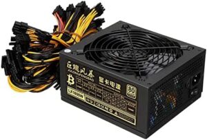 GUMMMY 1800W Mining Power Supply Miner Graphics Card for Mining 180~240V 80+ Platinum Certified ATX PSU 20+4pin