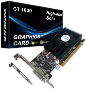 GeForce GT 1030 4G Low Profile Graphics Card, GDDR4 64Bit, HDMI/DVI Ports Support DirectX 12 Computer Gaming Video Card, Desktop GPU, Support 4K
