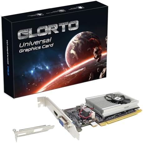 GeForce GT 210 1024 MB DDR3 Low Profile Graphics Card, PCI Express 1.0 x16, Entry Level GPU for PC, SFF and HTPC (HDMI/VGA)