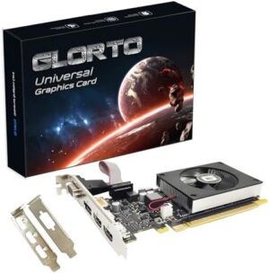 GeForce GT 730 4G Low Profile Graphics Card, 2X HDMI, DP, VGA, DDR3, PCI Express 2.0 x8, Entry Level GPU for PC, SFF and HTPC, Compatible with Windows 11