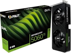 GeForce RTX 5060 Ti Dual OC (8GB GDDR7/PCI Express 5.0/2632MHz/28000MHz)