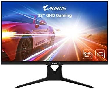 Gigabyte AORUS FI32Q 32" 165Hz 1440p HBR3,NVIDIA G-SYNC Compatible,Exclusive Built-in ANC, -KVM, 2560x1440 Display,1ms Response Time,HDR, 94% DCI-P3,1x DisplayPort 1.4,2x HDMI 2.0,2x USB 3.0,1x USB C