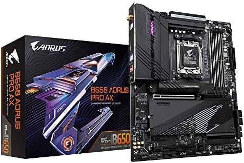 Gigabyte B650 Aorus Pro AX AMD B650 Socket AM5 ATX DDR5-SDRAM Motherboard