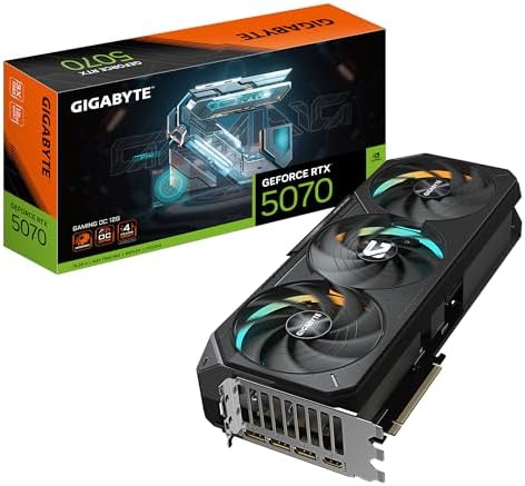 Gigabyte GeForce RTX 5070 Ti Gaming OC 16G Graphics Card - 16GB GDDR7, 256 Bit, PCI-E 5.0, 2588 MHz Core Clock, 3 x DP 2.1a, 1 x HDMI 2.1b, NVIDIA DLSS 4, GV-N507TGAMING OC-16GD