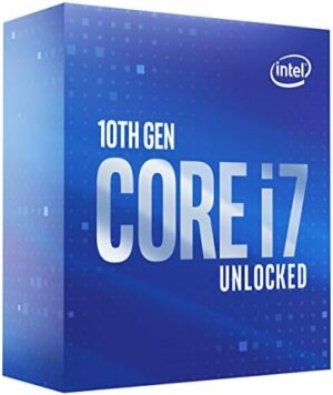 Intel Core i7-10700K Desktop Processor 8 Cores up to 5.1 GHz Unlocked LGA1200 (Intel 400 Series Chipset) 125W (BX8070110700K)