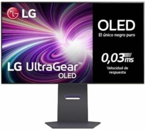 LG Ultragear™ OLED 32GS95UV-B 32" Gaming PC Display - OLED Panel with UHD resolution, 4K (3840x2160), 0.03 ms GtG 240Hz, DisplayHDR™ TrueBlack400, DCI-P3 98.5%, AMD FreeSync Premium Pro, NVIDIA