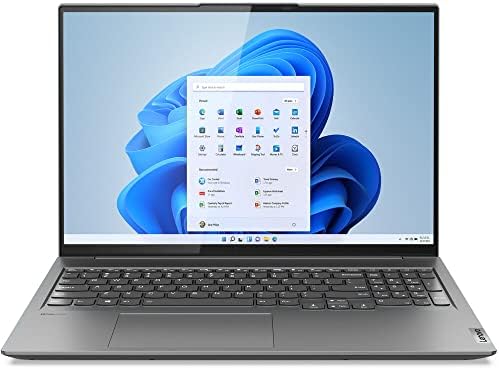 Lenovo Slim 7 Laptop 16" 2.5K 120Hz Touchscreen 14-Core Intel 12th Core i7-12700H Arc A370 Graphics 16GB RAM 2TB SSD WI-FI 6E Thunderbolt 4 Backlit Keyboard Windows 11 (Renewed)