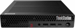 Lenovo ThinkStation P3 Tiny Workstation, Intel Core i9-13900 2.0GHz, 64GB RAM, 2TB SSD, NVIDIA T400 4GB, Windows 11 Pro, Black
