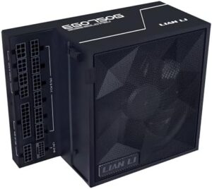Lian Li Edge Gold 750 PC Power Supply Black, 750 Watt ATX Power Supply, PCIe 5.1, ATX 3.1 PSU | 80 Plus Gold, Modular, Cable Kit, 12VHPWR for NVIDIA RTX, Silent Fan
