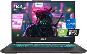 MSI Cyborg 15 Gaming Laptop Computer, 15.6" 144Hz FHD, Intel 10-Core i7-12650H, GeForce RTX 4060 8GB GDDR6, 16GB DDR5 RAM, 512GB PCIe SSD, WiFi 6, Bluetooth 5.2, Backlit Keyboard, Windows 11, Tichang