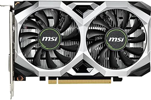 MSI Gaming GeForce GTX 1650 128-Bit HDMI/DP/DVI 4GB GDRR6 HDCP Support DirectX 12 VR Ready OC Graphics Card (GTX 1650 D6 Ventus XS OC)