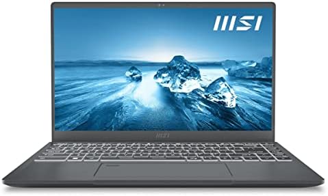 MSI Prestige 14 14" FHD Ultra Thin and Light Professional Laptop: Intel Core i7-1260P RTX 3050 16GB LPDDR4X 512GB NVMe SSD, Thunderbolt 4, MicroSD Card Reader, Win 11 Pro: Carbon Gray A12UC-006