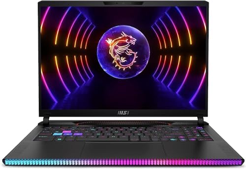 MSI Raider GE68HX 16" FHD+ (1920 x 1200) 144Hz Gaming Laptop - 13th Gen Intel Core i9-13950HX 24-Core up to 5.50 GHz CPU, 32GB DDR5 RAM, 1TB NVMe SSD, GeForce RTX 4060 8GB GDDR6, Windows 11 Pro